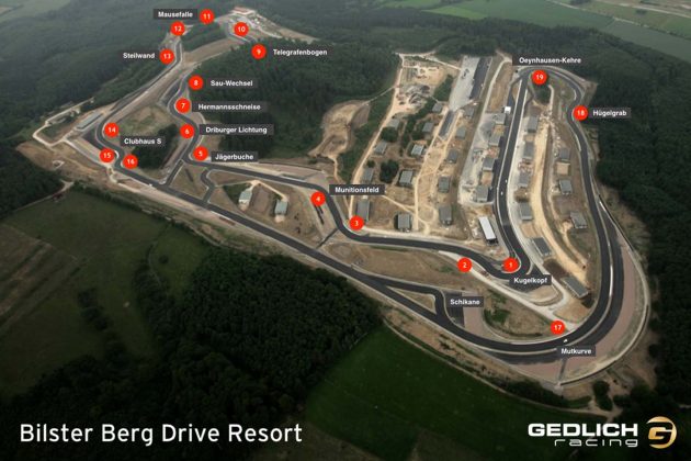 GEDLICH Racing - Trackdays Bilster Berg - Bilster-Berg-Streckenübersicht